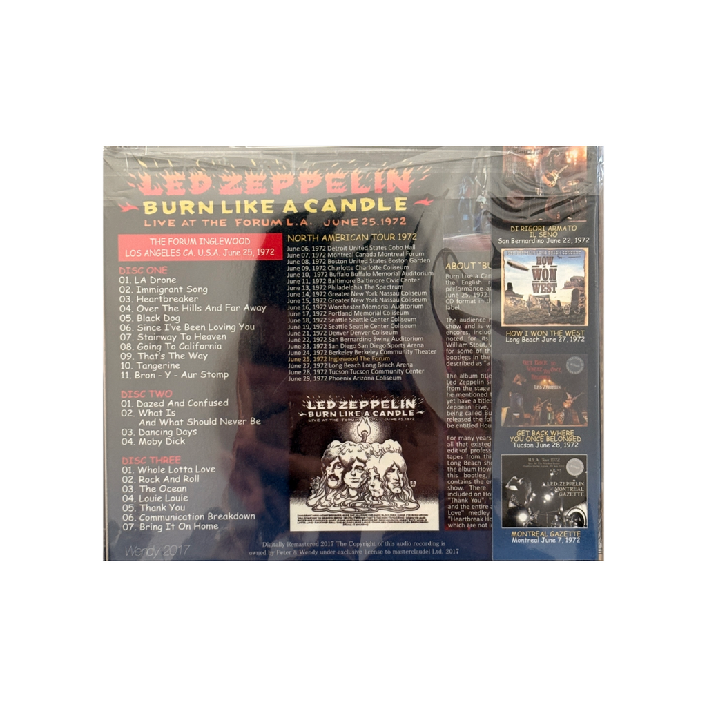 Led Zeppelin - Burn Like A Candle - 3CD