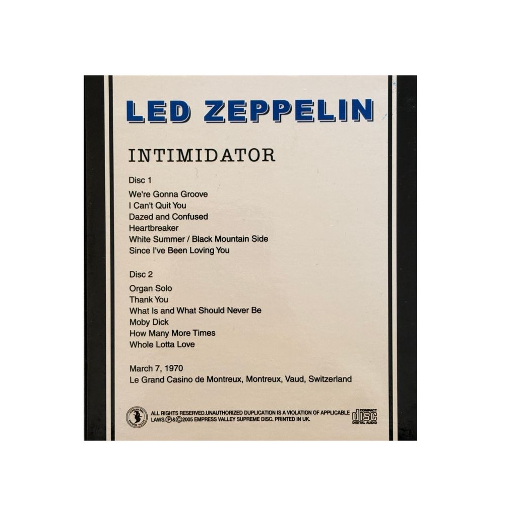 Led Zeppelin - Intimidator - 2CD