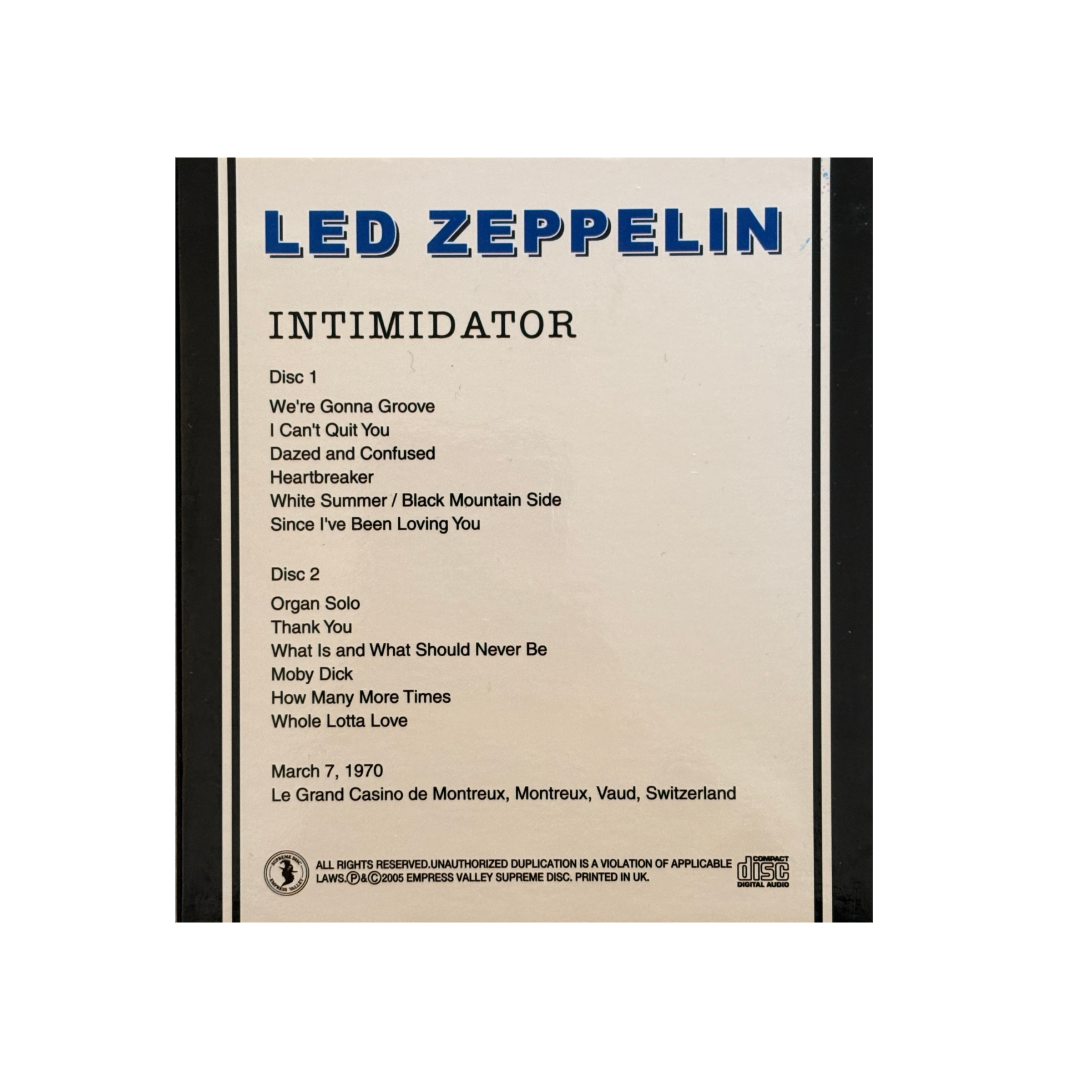 Led Zeppelin - Intimidator - 2CD
