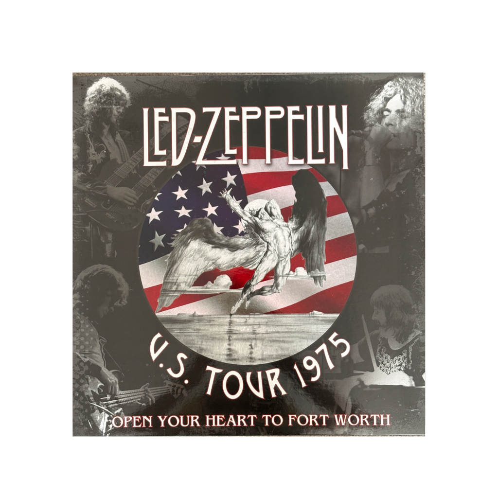 Led Zeppelin - US Tour 1975 - Open Your Heart To Fort Worth - 4 LP