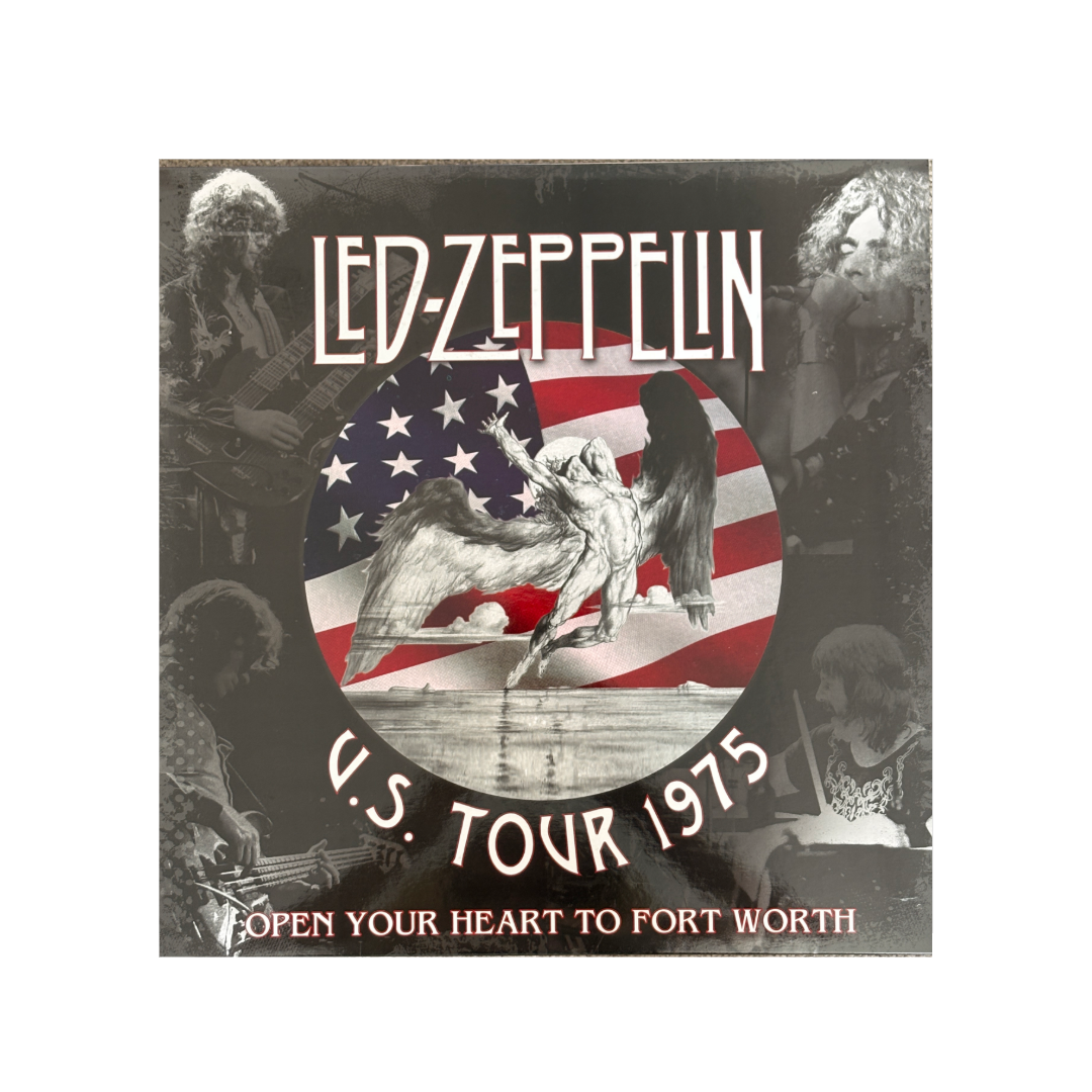 Led Zeppelin - US Tour 1975 - Open Your Heart To Fort Worth - 4 LP