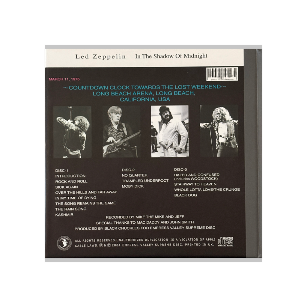 Led Zeppelin - In The Shadow Of Midnight - 3CD