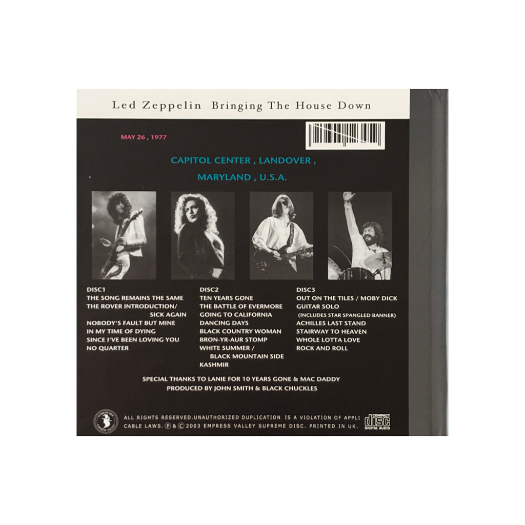 Led Zeppelin - Bringing The House Down - 3CD