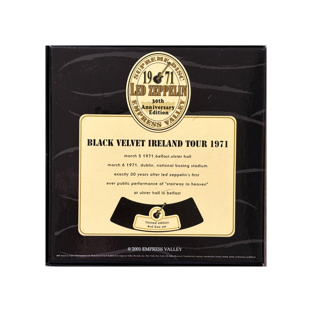 Led Zeppelin - Black Velvet - Ireland Tour 1971 - 4CD Box Set
