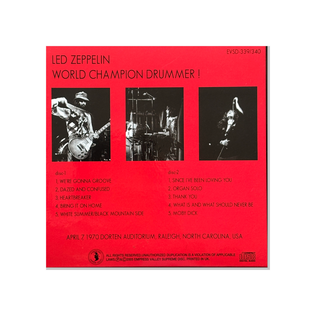 Led Zeppelin - World Champion Drummer! - 2CD