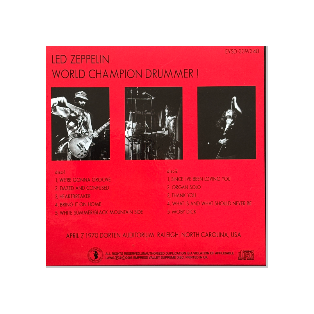 Led Zeppelin - World Champion Drummer! - 2CD