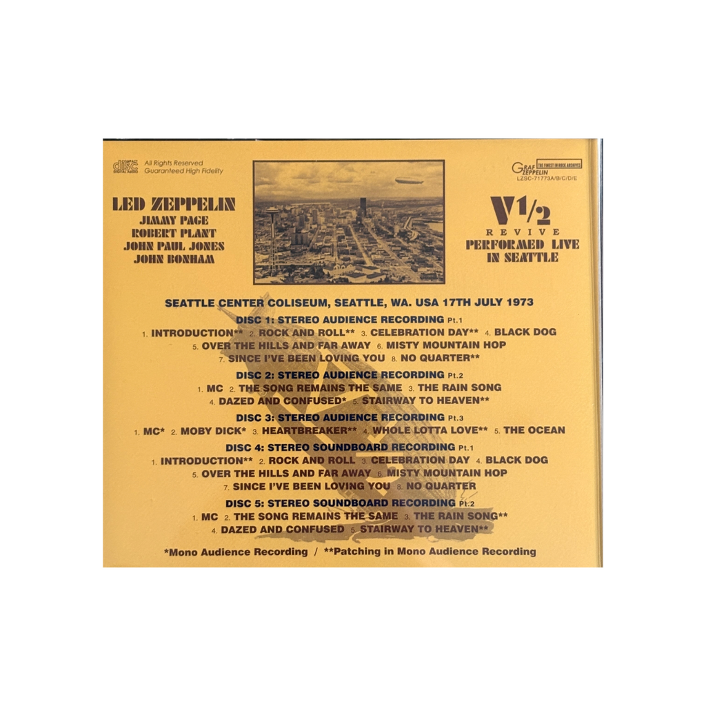 Led Zeppelin - V1/2 Revive - 5CD + 3 Bonus CDs