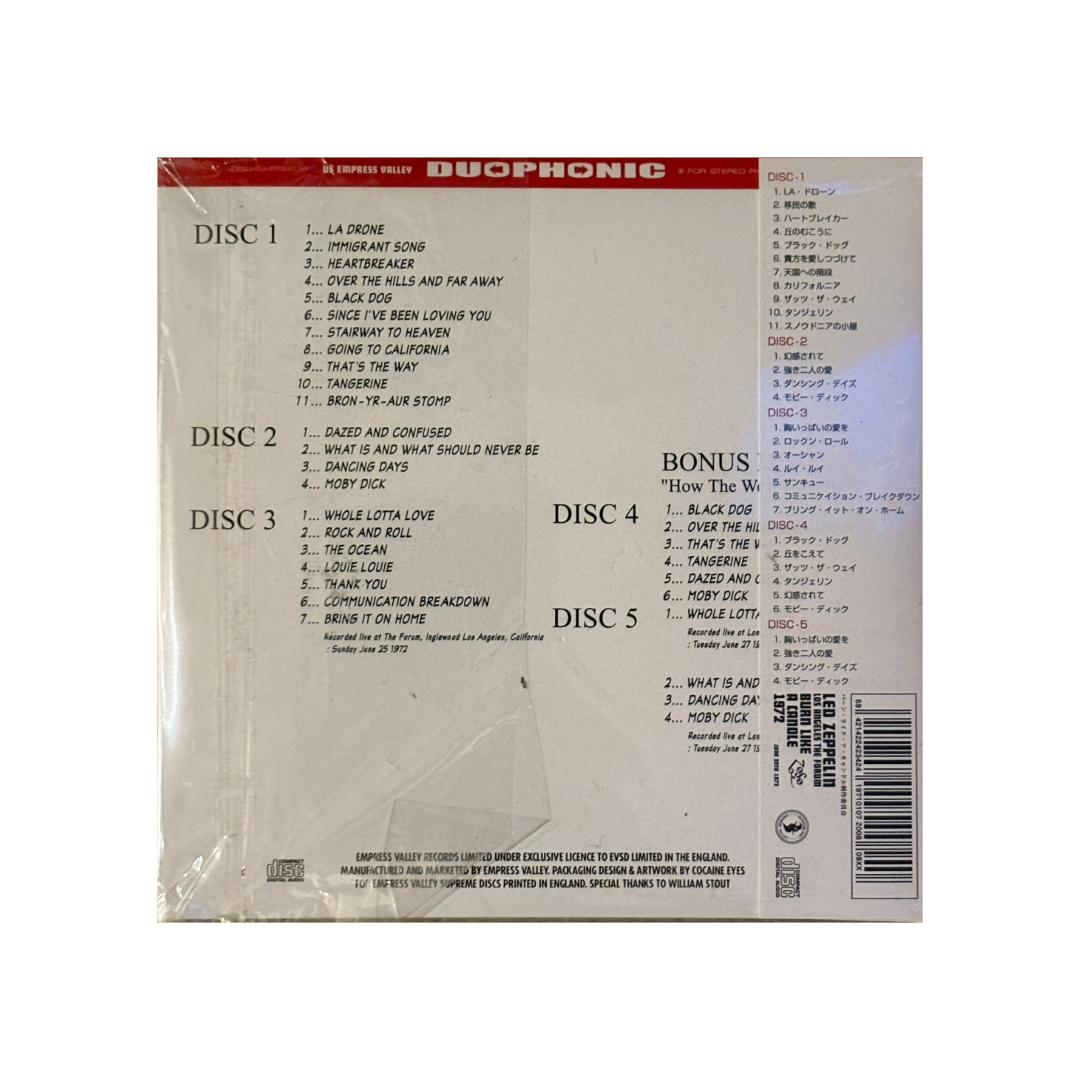 Led Zeppelin - Burn Like A Candle - 5CD