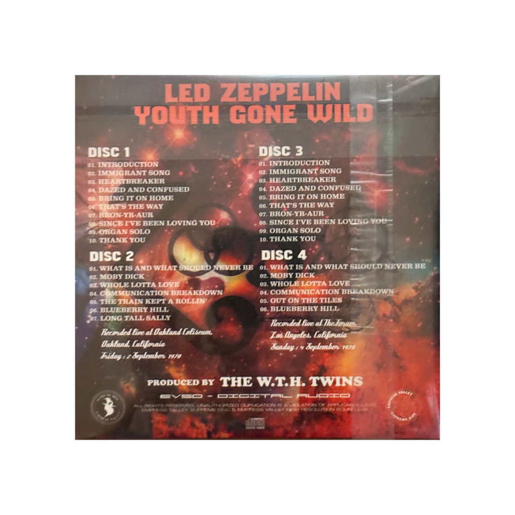 Led Zeppelin - Youth Gone Wild - 4CD