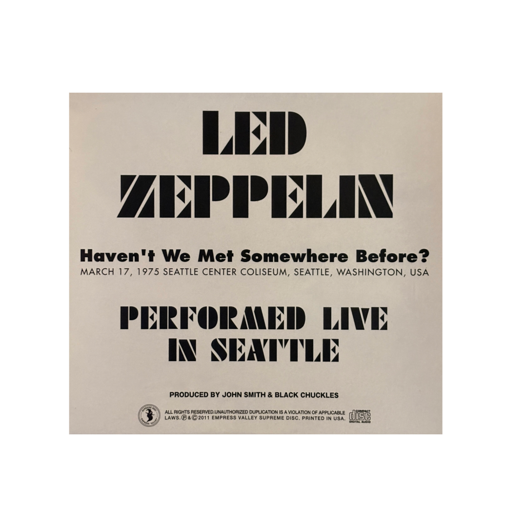 Led Zeppelin - Haven’t We Met Somewhere Before? - 6CD