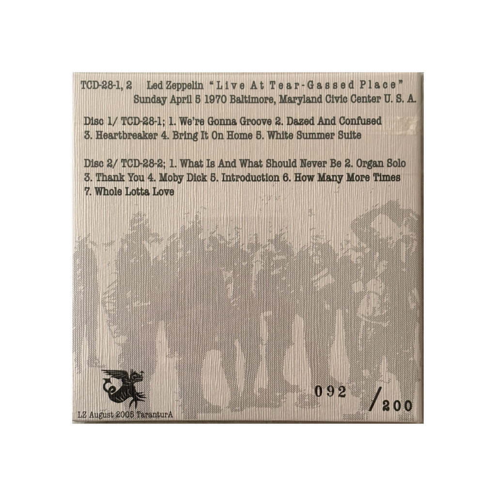 Led Zeppelin - Live At Tear-Gassed Place - 2CD