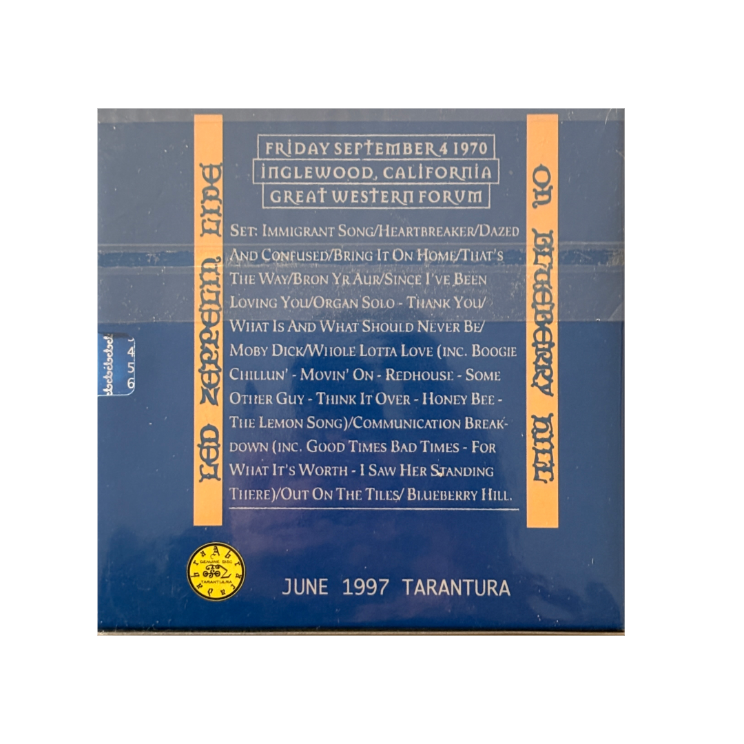 Led Zeppelin - Live On Blueberry Hill - 2CD