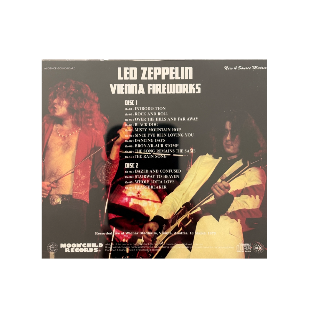 Led Zeppelin - Vienna Fireworks - 2CD