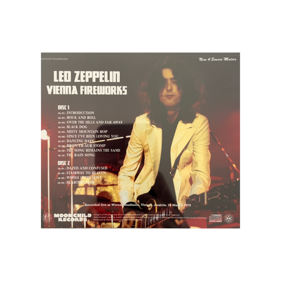 Led Zeppelin - Vienna Fireworks - 2CD