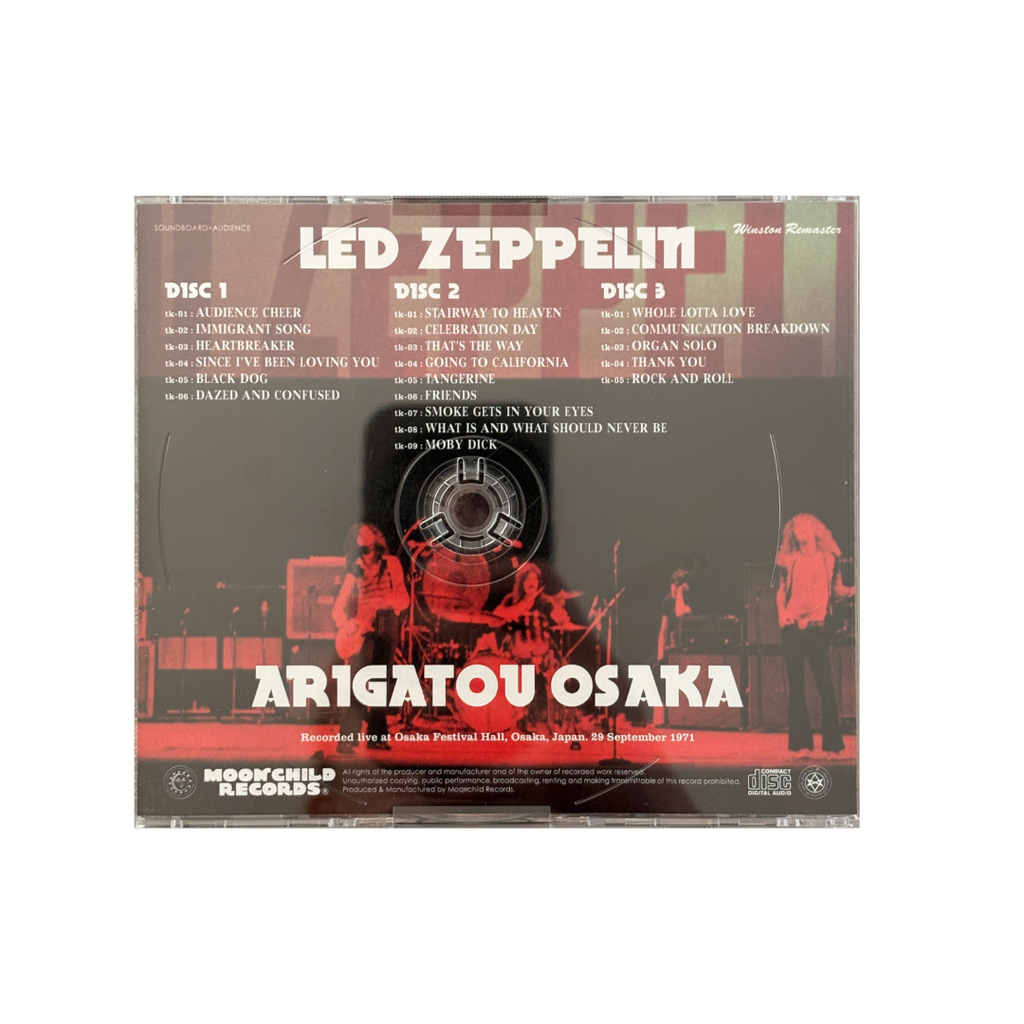 Led Zeppelin - Arigatou Osaka - 3CD
