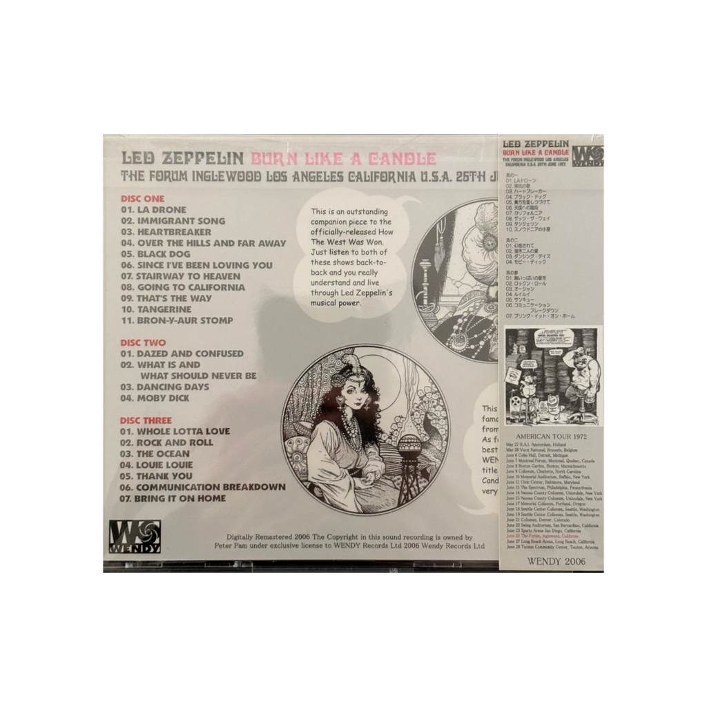 Led Zeppelin - Burn Like A Candle - 3CD