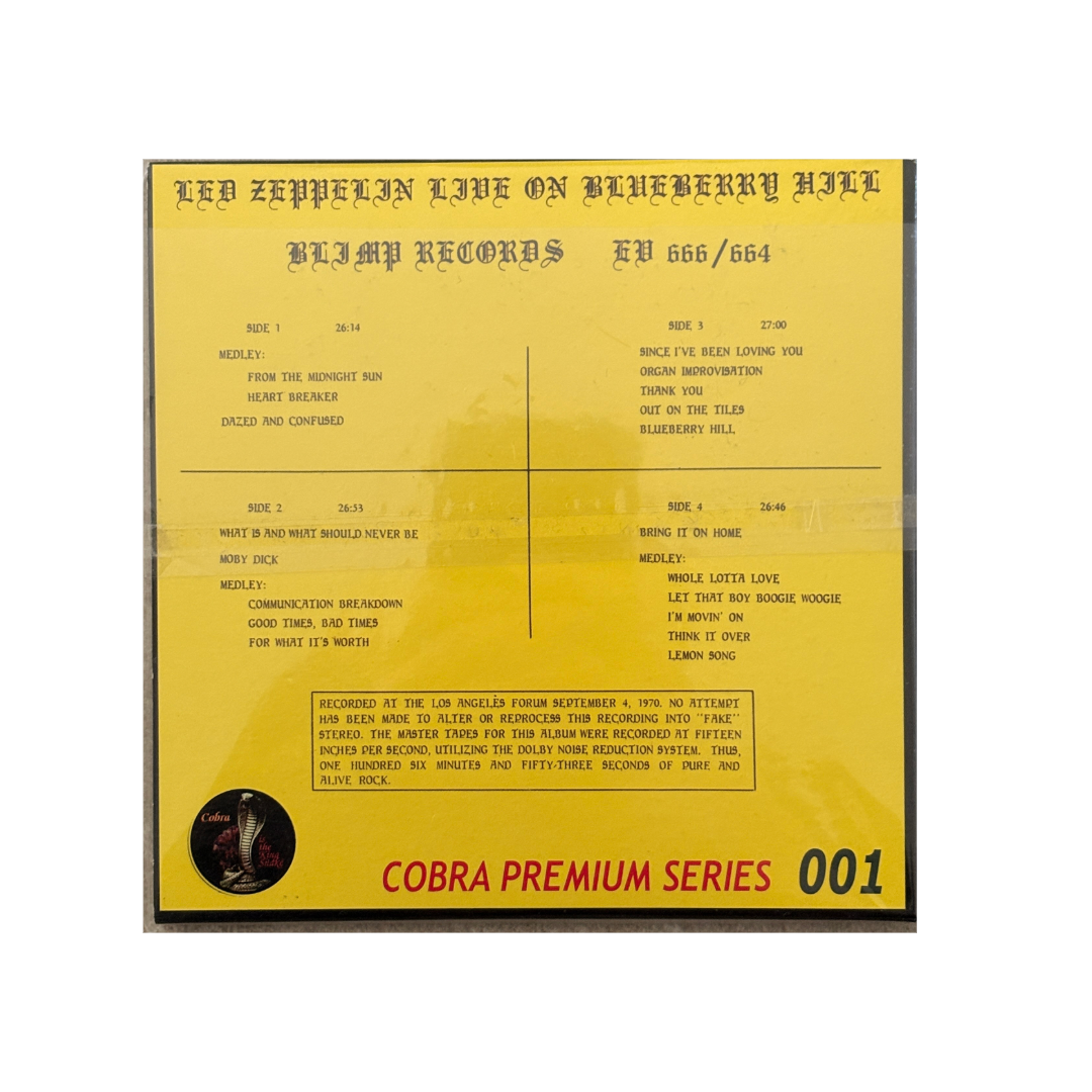 Led Zeppelin - Live On Blueberry Hill - 2CD