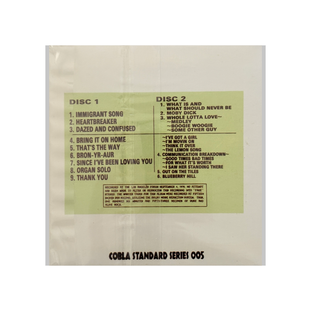Led Zeppelin - Live On Blueberry Hill - 2CD