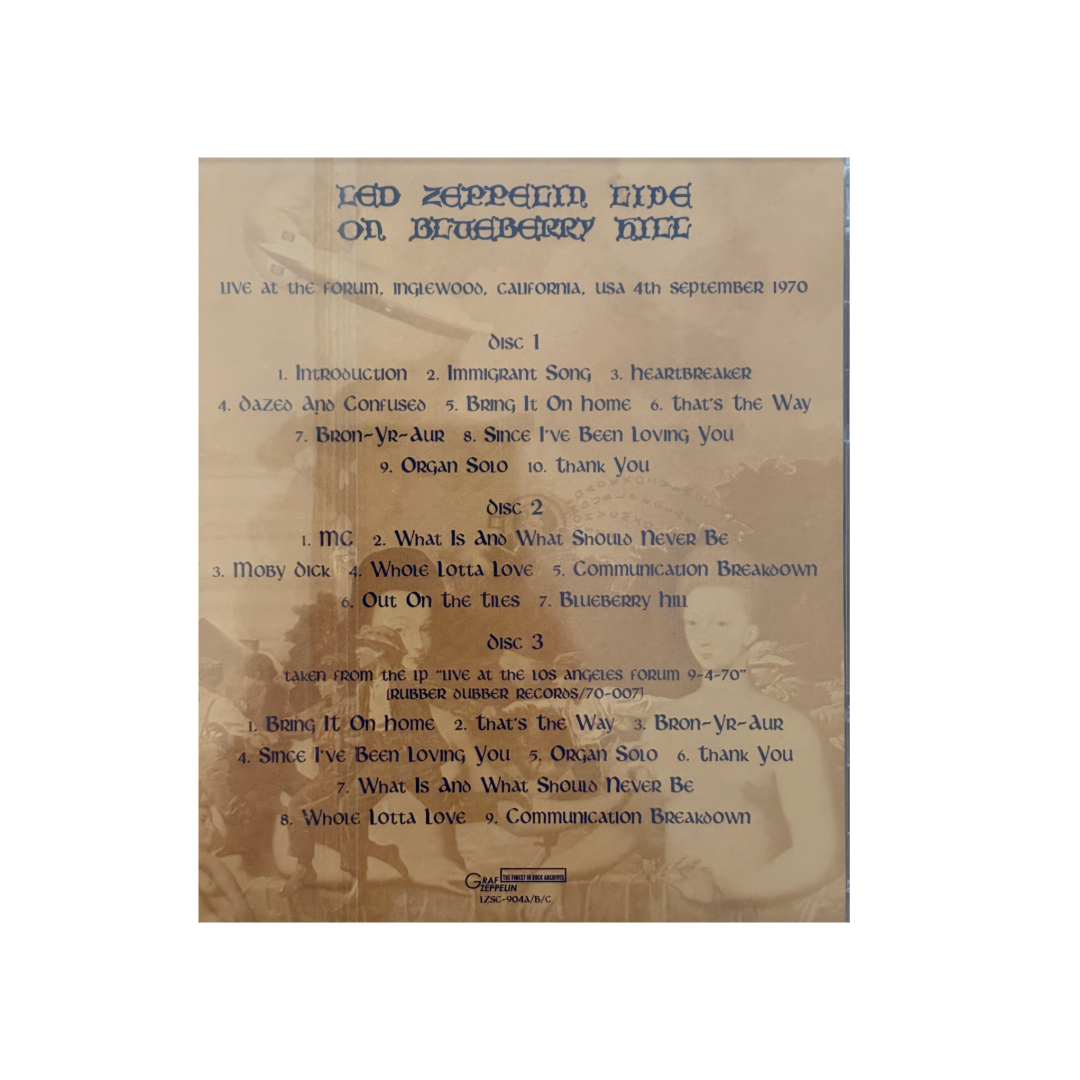 Led Zeppelin - Live On Blueberry Hill - 3CD
