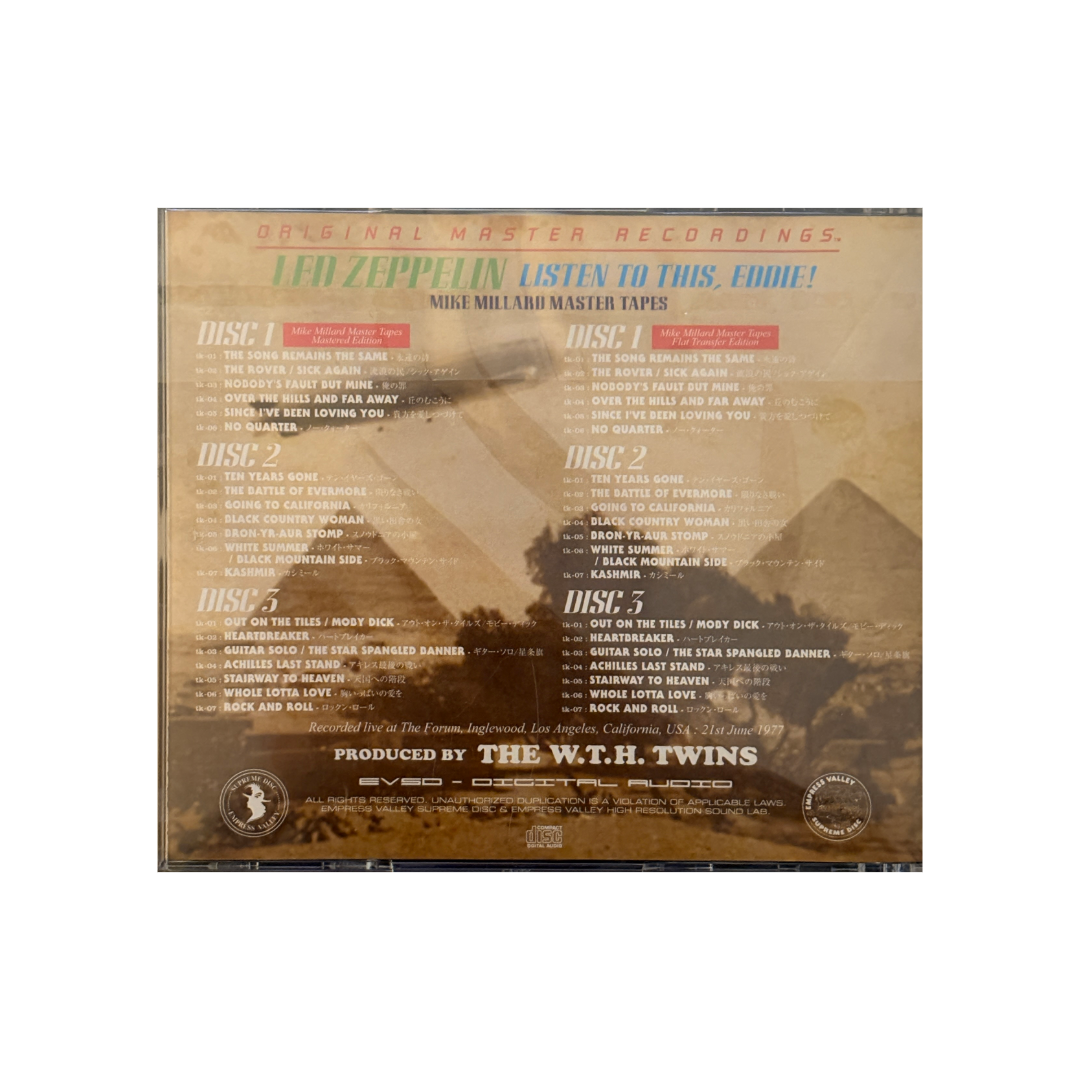 Led Zeppelin - Listen to this, Eddie! (Mike Millard Master Tapes) - 6CD