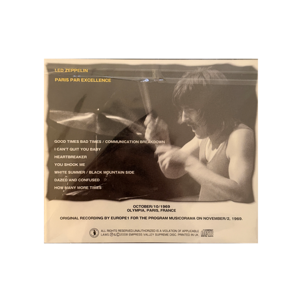 Led Zeppelin - Paris Par Excellence - 1CD