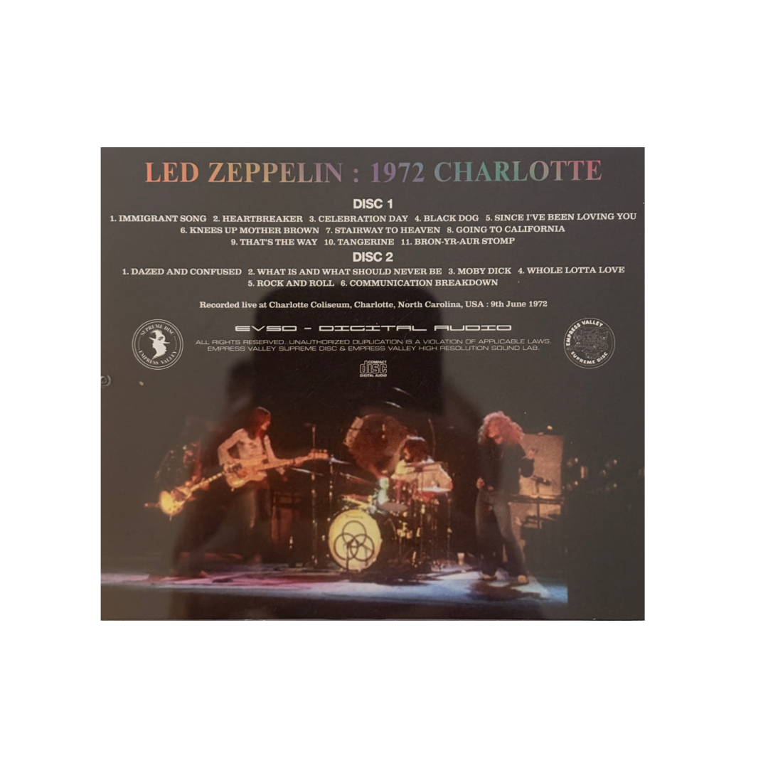 Led Zeppelin - 1972 Charlotte - 2CD