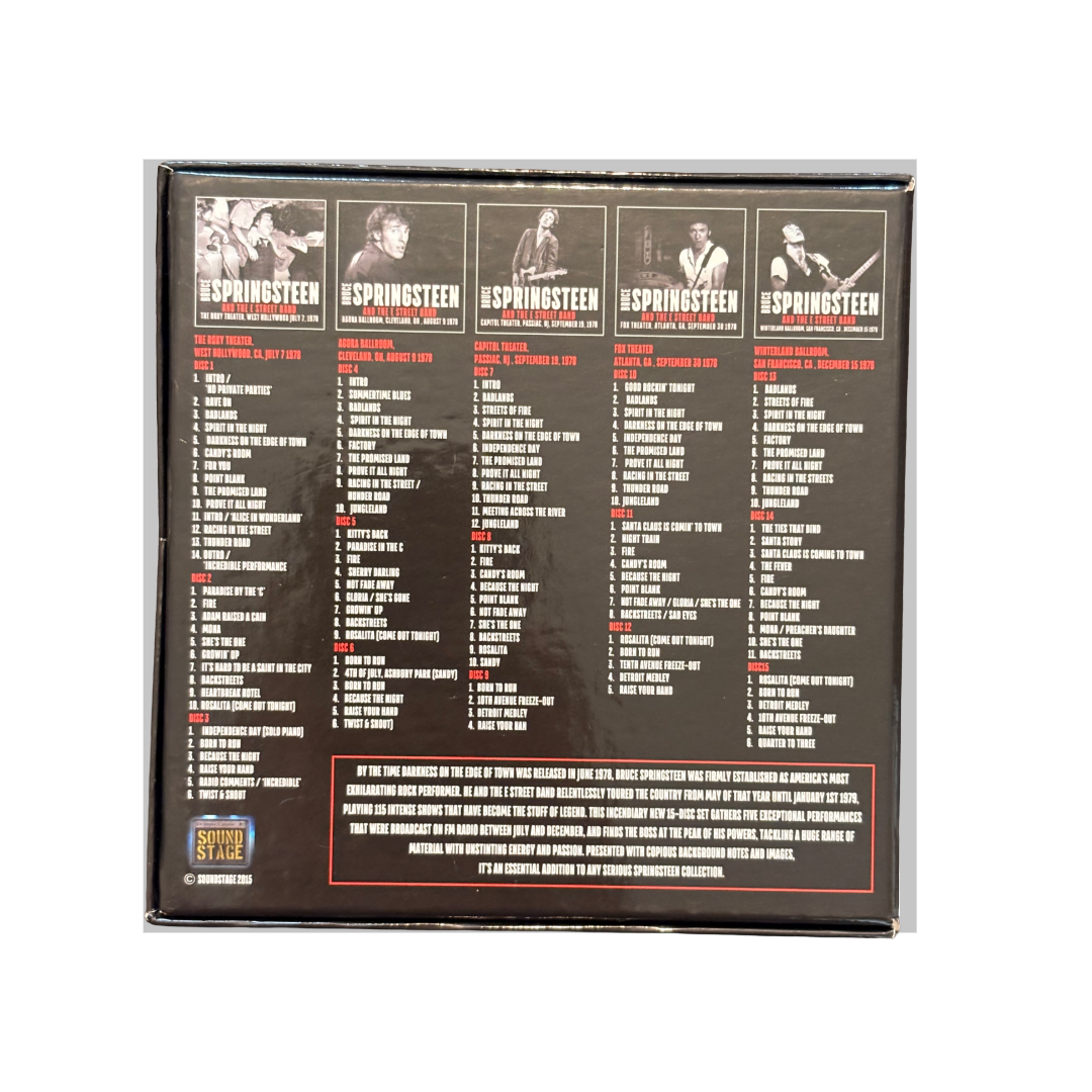 Bruce Springsteen & The E Street Band - The Complete 1978 Radio Broadcasts - 15CD Box Set