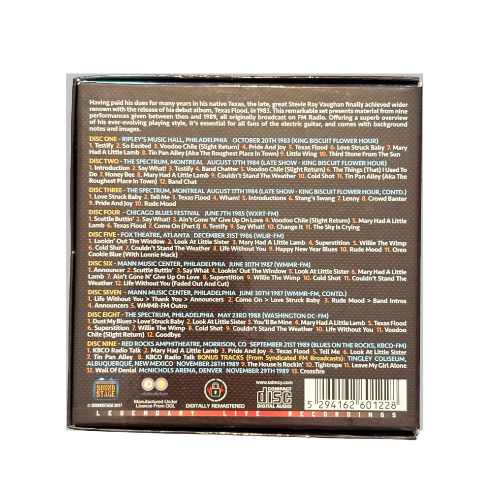 Stevie Ray Vaughan - The Broadcast Collection 1983-89 - 9CD Box Set